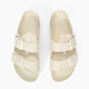 STAUD x Birkenstock Arizona Sandal - Ecru